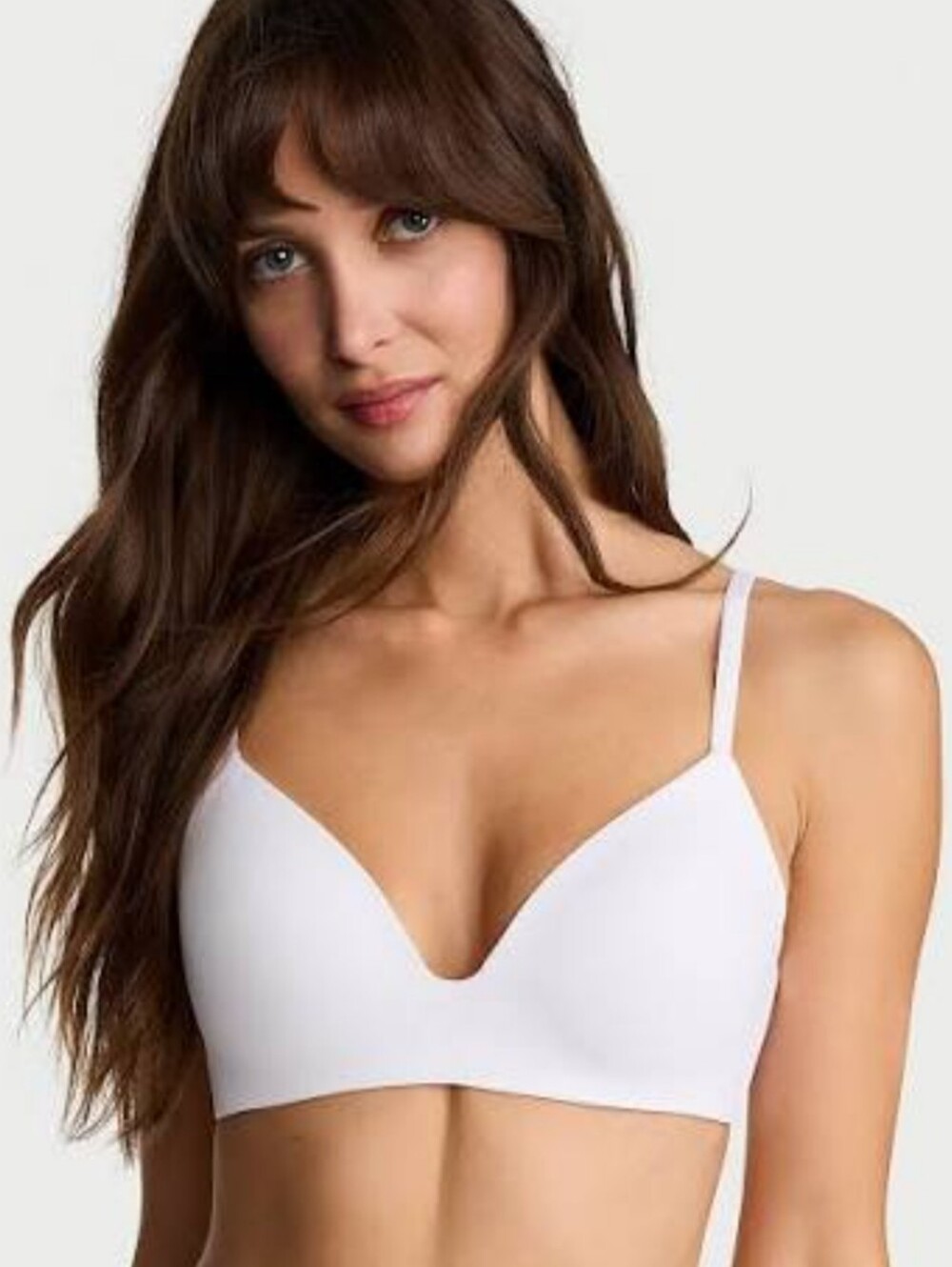 NWT Victoria's Secret White T-Shirt Lightly Lined Wireless Bra Size 34B